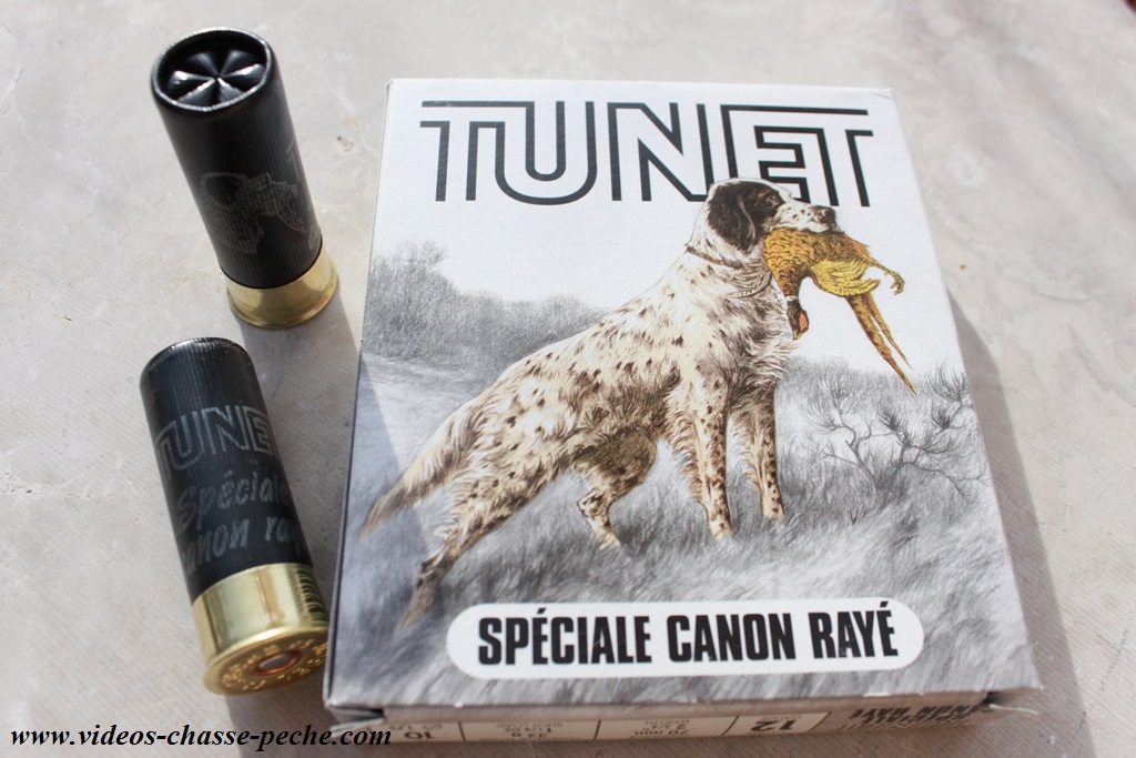 Cartouche spéciale canon rayé vidéos de chasse, chasse sous